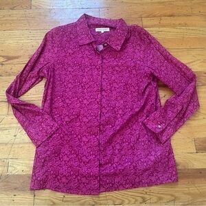 Current Elliot Pink Floral Button Down Size XL